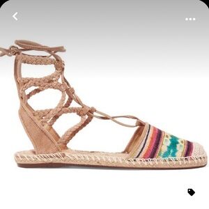Schutz Kobi Lace-up Espadrilles